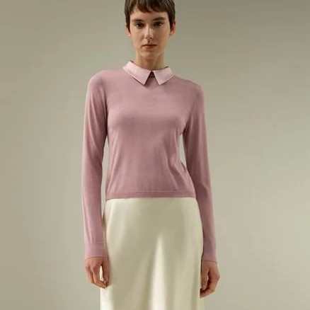 LILYSILK x Elizabeth Ladies Silk Knit Tops