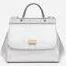 Dolce & Gabbana Women's Sicily Mini Bag In Dauphine Leather