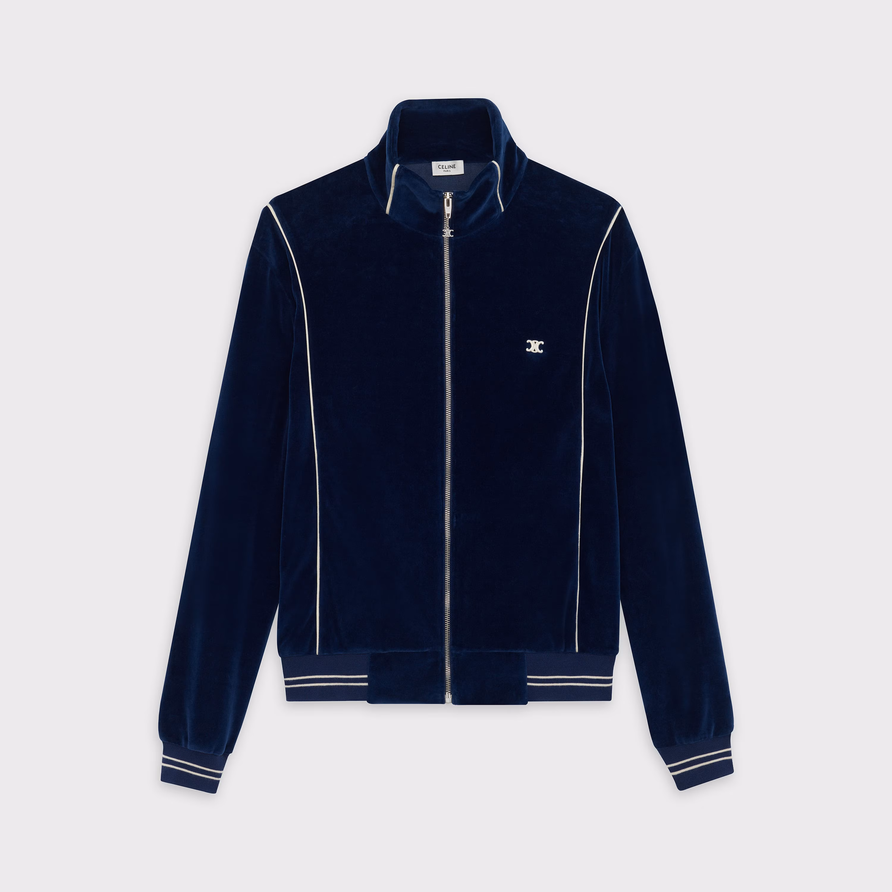 Triomphe Sweater In Velours Jersey