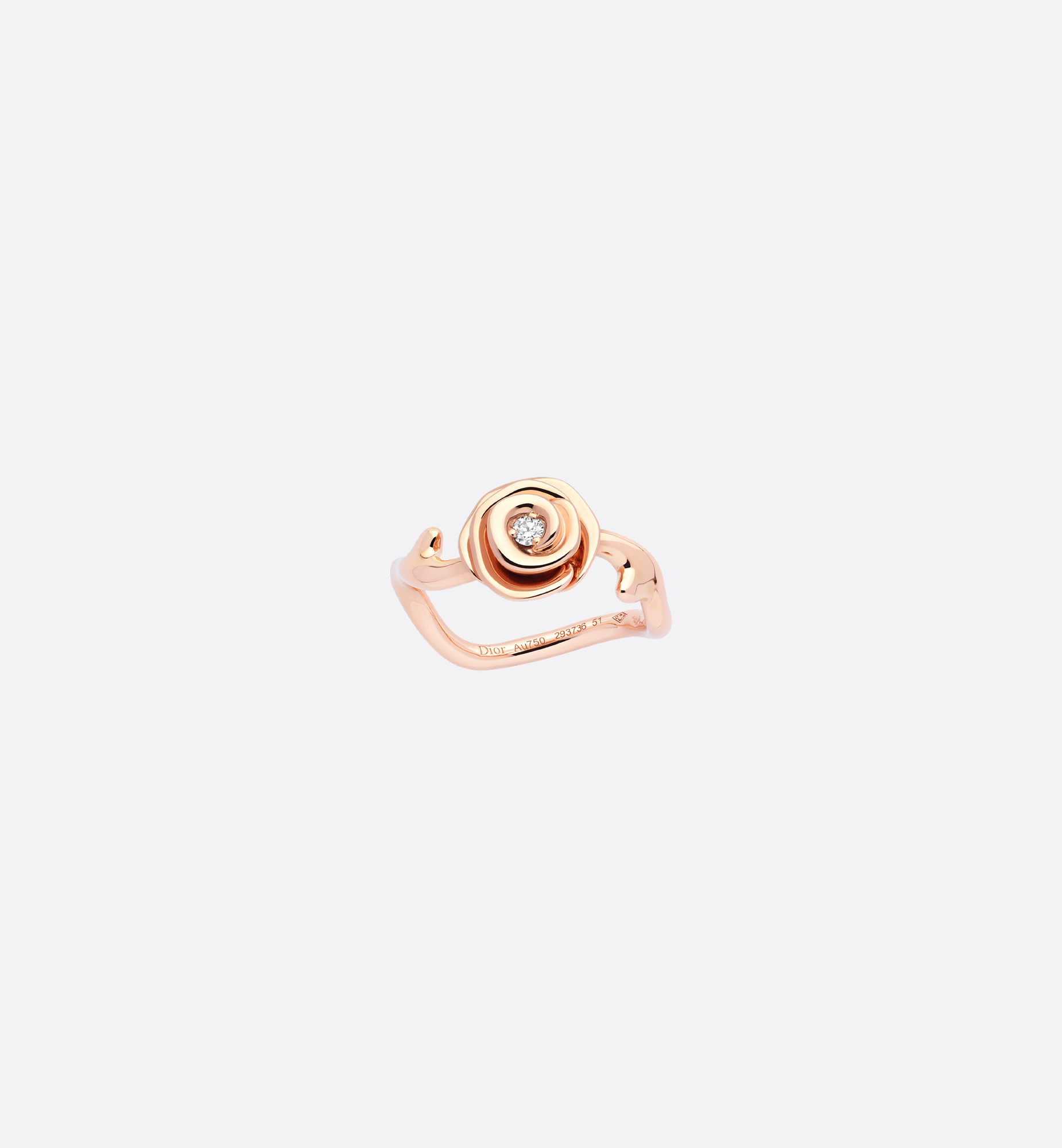 Small Rose Dior Couture Ring