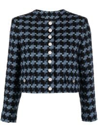 Tweed Cotton Cropped Jacket
