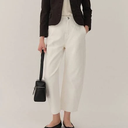 KINDERSALMON Schussel Jeans Off-White Pants | ETA Seoul 2 (M)