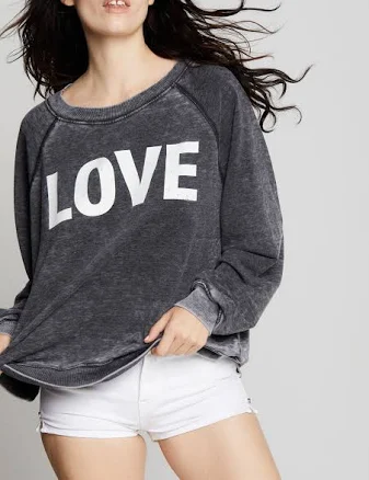 Recycled Karma Love Oversized Sweatshirt
