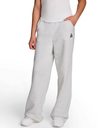 Reebok Girl's High Waisted Fleece Pants