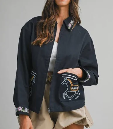 High Plains Embroidered Western Jacket