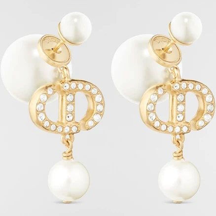 DIOR Tribales Gold-finish Earrings