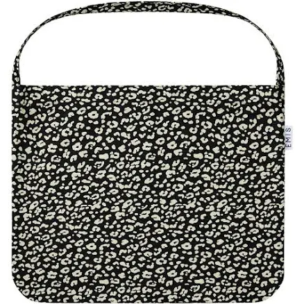 22Y Leopard Corduroy Eco Bag-Black