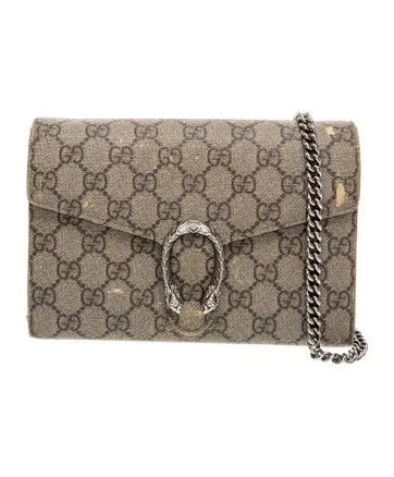Gucci Mini Gg Supreme Dionysus Crossbody Bag