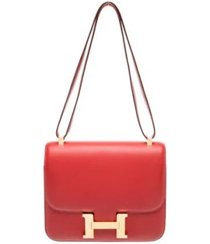 Hermès 24 Constance Leather Crossbody Bag