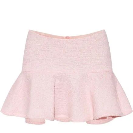 Paris Tweed Ruffle Mini Skirt