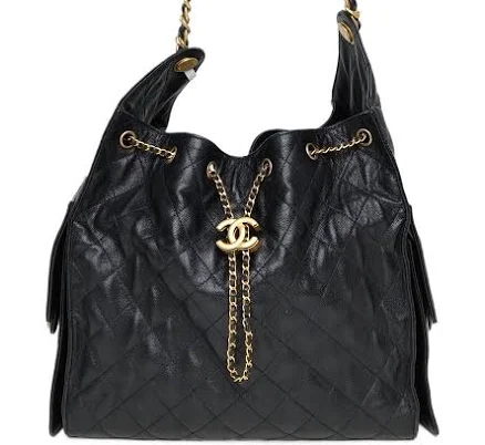 Chanel 25bag Medium Shoulder Bag 4030cm Black Bag Shoulder Bag