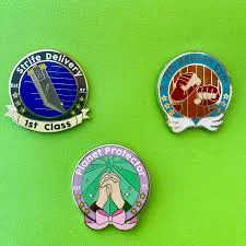 Seven Badges Enamel Pins