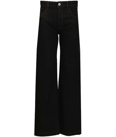 The Attico Women's Mid-Rise Wide Leg Cotton Jeans