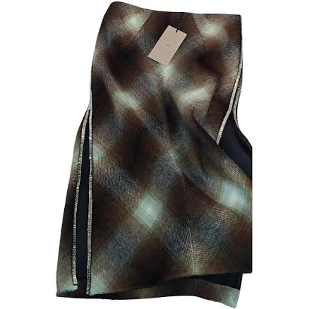 N°21 Tweed Plaid Skirt