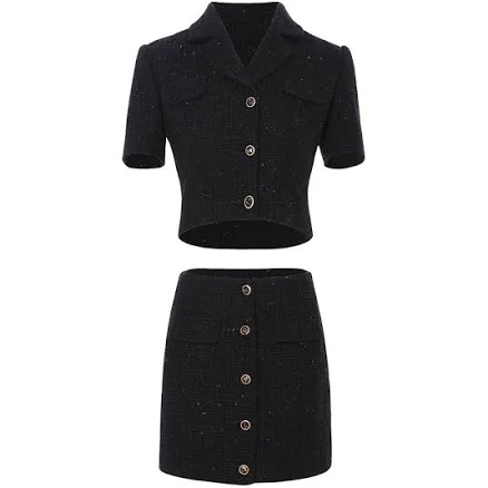 Onyx Tweed Set