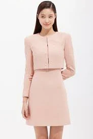 Boucle Pearl Crop Jacket