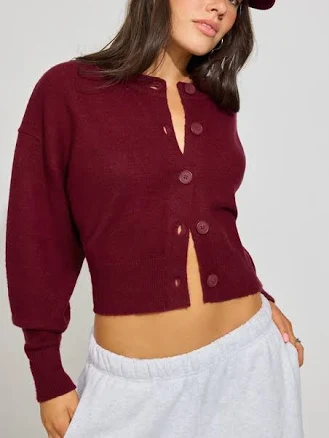 Garage Women's Renee Spongy Cropped Cardigan