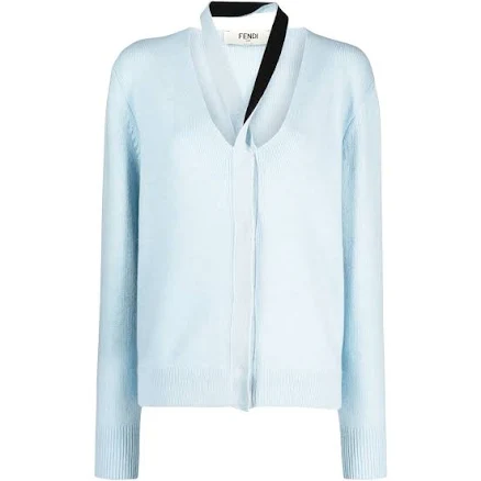 Fendi Women's Cut-Out Wool Cardigan