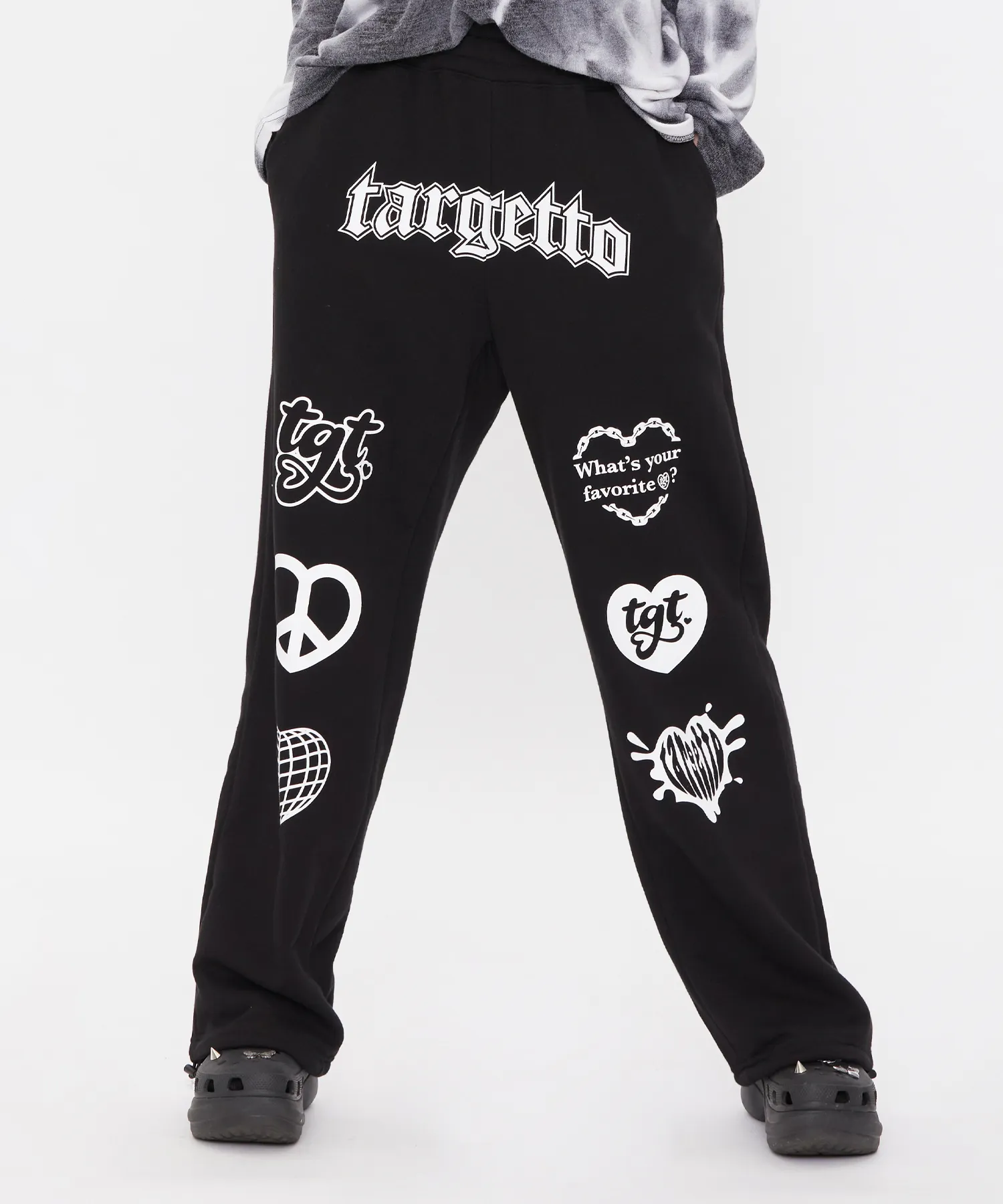 Heart Archive Sweat Pants_Black