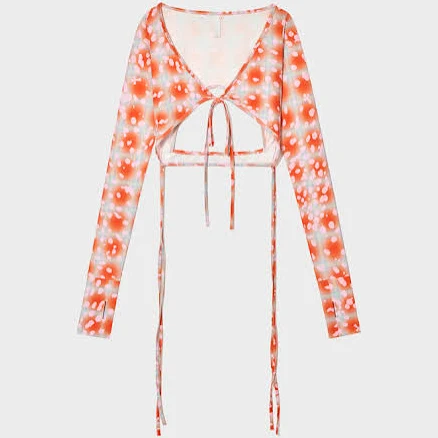 Kijun Crop Tie Cardigan