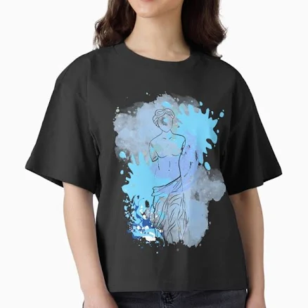 JKWEARSTUDIO Minimalist Classical Venus Statue T-Shirt