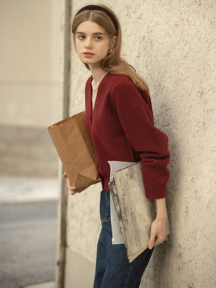 Jolie Puff Long Cardigan