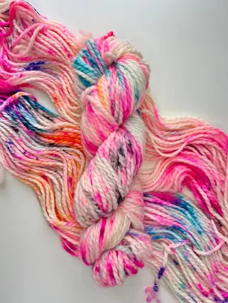 Summer Camp Fibers Hand Dyed Bulky Yarn - Kaleidoscope
