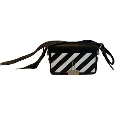 Off-White Diag Flap Binder-Clip Shoulder Bag