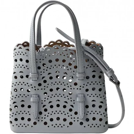 ALAÏA Mina 16 Leather Crossbody Bag
