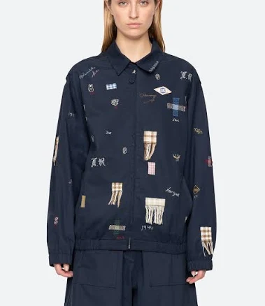 Sea Claira Embroidered Cotton Jacket