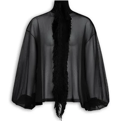 ALAÏA Fringed Silk