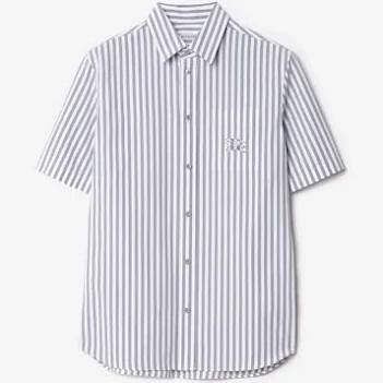 Burberry Men's Robert Striped Cotton Poplin Shirt