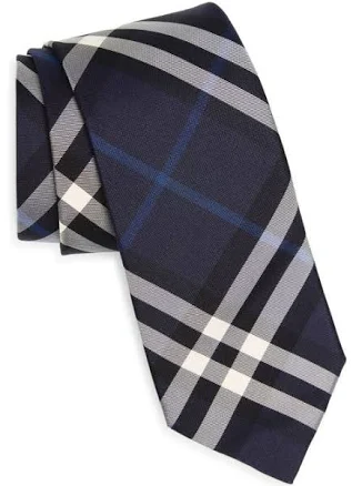 Burberry Men's Manston Check Silk Tie