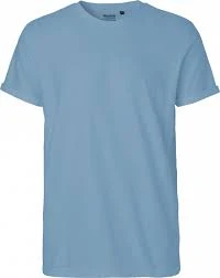Organic Mens Roll Up Sleeve Cotton T-Shirt