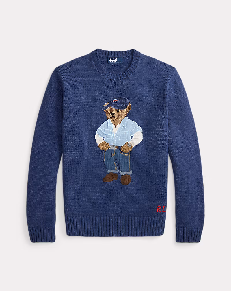 Polo Bear Cotton-Blend Sweater