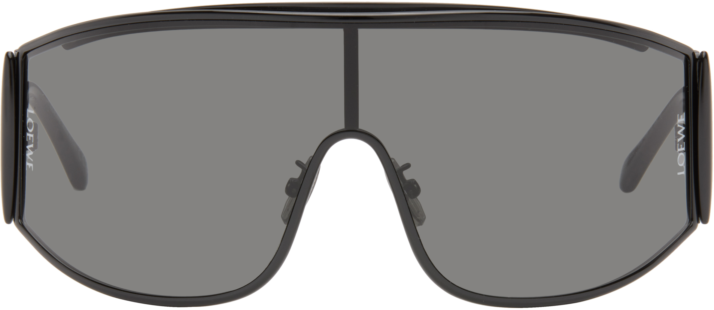 Black Speed Shield Sunglasses