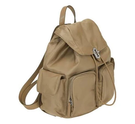 vunque Vunque Hey Double Pocket Backpack M Beige Handbags |