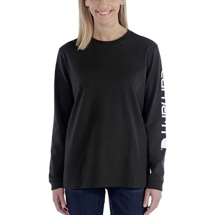 Carhartt Women's Logo Long Sleeve T Shirt