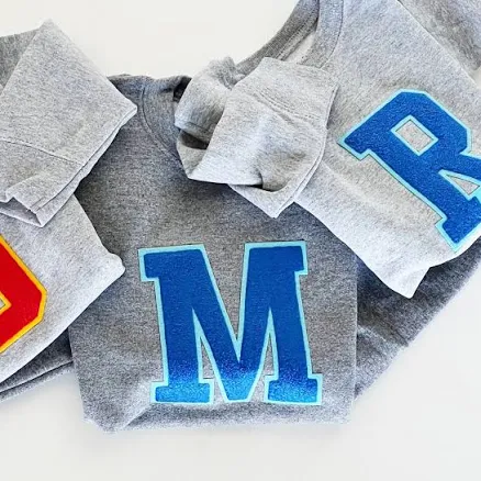 Customizable Chenille Patch Sweatshirt