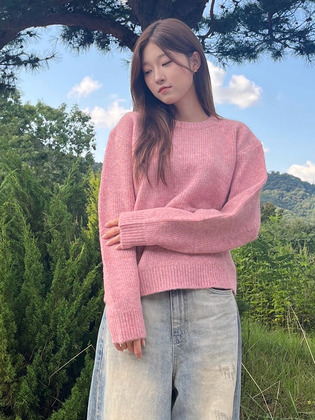 Wool Blended Rib Knit