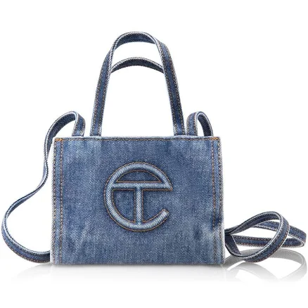 Denim Shopper Tote Bag