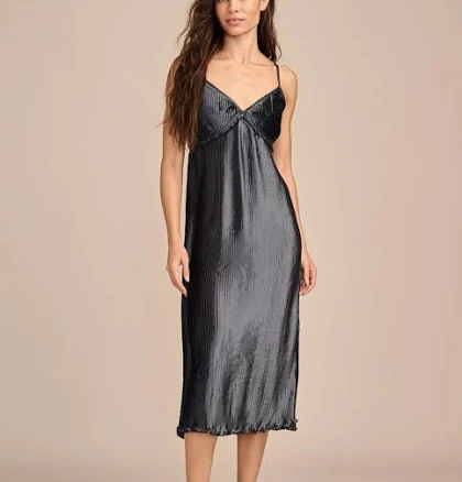 Lucky Brand Women's Pleated Party Midi Dress