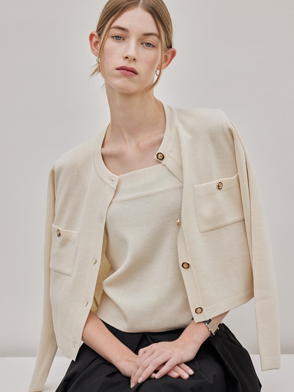 Wool Knit Cardigan