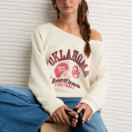 AE Graphic Off The Shoulder Sweatshirt Women's