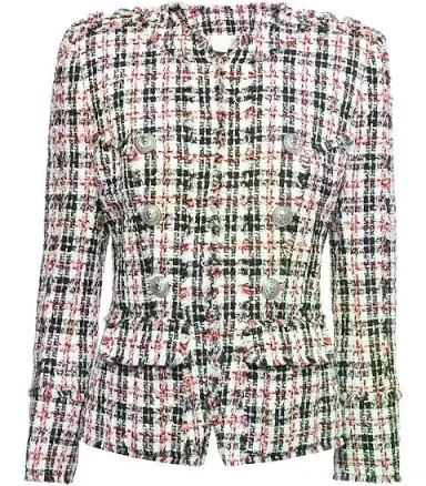 Balmain Women's Tweed Button Jacket