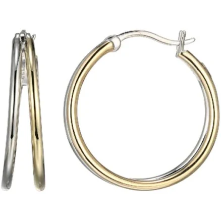 Elle "Simpatico" Split Hoop Earring