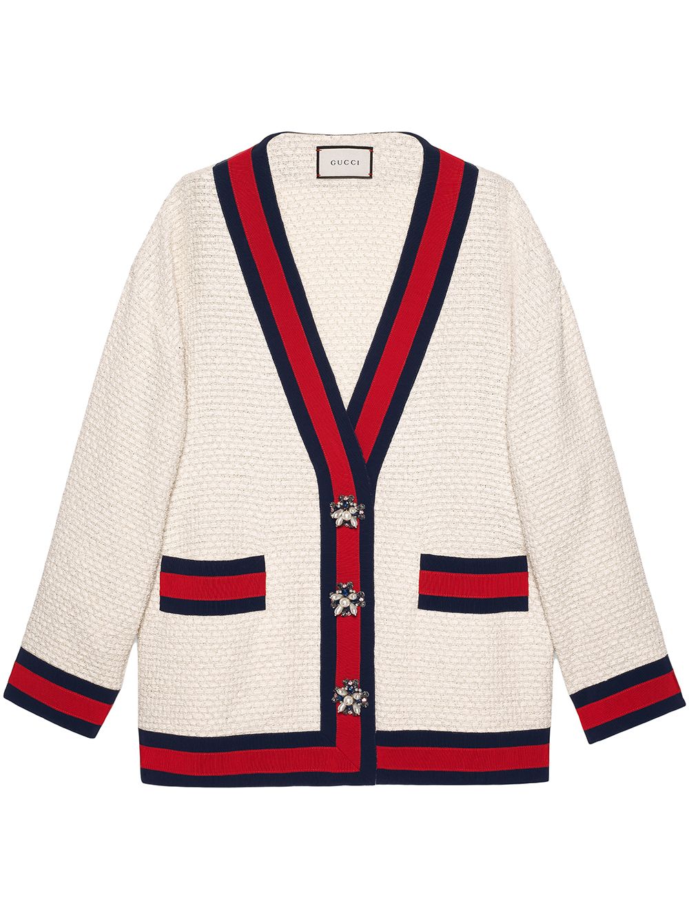 Oversize Tweed Cardigan Jacket