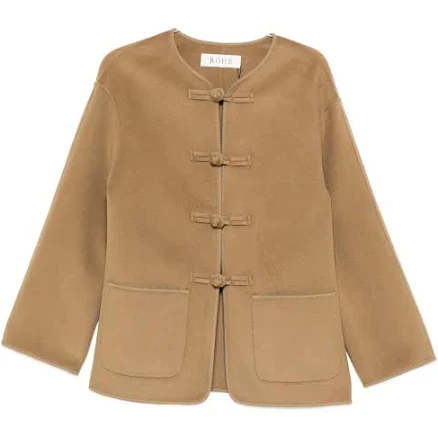 Róhe Mandarin Double-faced Wool Jacket
