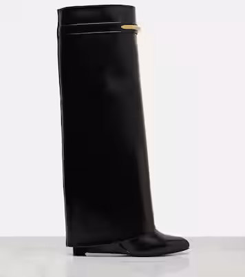 Shark Lock Knee-high Boots