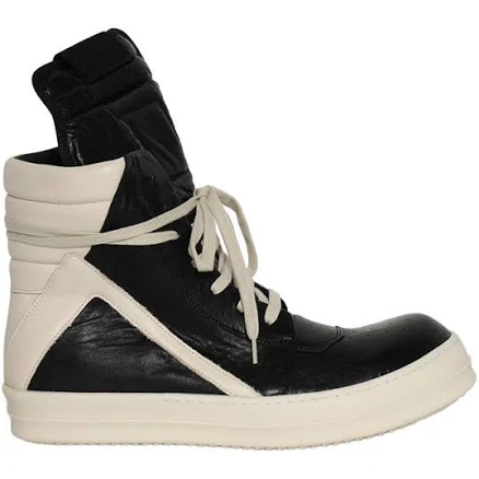 Rick Owens Temple Geobasket High-top Men Sneakers - Black
